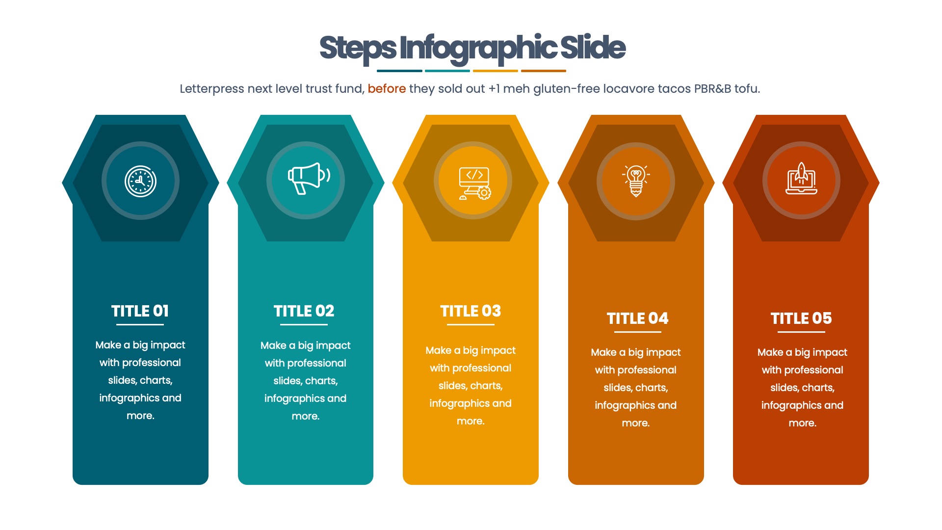 Steps - PowerPoint Infographics Slides, Presentation Templates ...