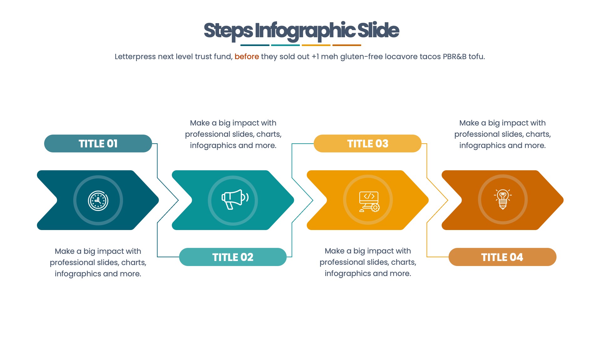 Steps - PowerPoint Infographics Slides, Presentation Templates ...