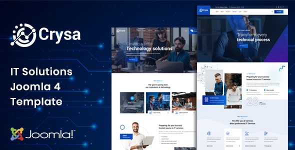 Crysa – IT Solutions & Technology Websites Joomla 4 Template