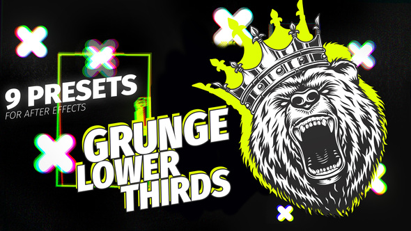 Grunge Lower Thirds | Titles