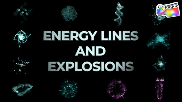 Energy Lines And Explosions for FCPX