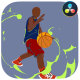 Cartoon Basketball Logo for DaVinci Resolve - VideoHive Item for Sale