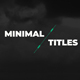 Minimal Titles - VideoHive Item for Sale