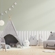 Mockup wall in the children&#39;s room with gray sofa and kids tent on light green color wall. - PhotoDune Item for Sale