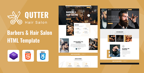 Special Qutter - Barbers & Hair Salons HTML Template