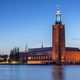 City Hall of Stockholm at dusk, Sweden - PhotoDune Item for Sale