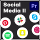 Social Media Icons II | Mogrt - VideoHive Item for Sale