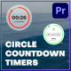 Circle Countdown Timers I | Mogrt - VideoHive Item for Sale