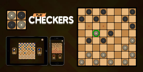 Play Checkers - HTML5 Game