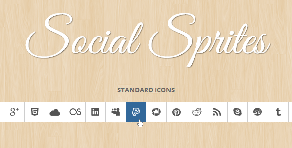 Social Sprites Icons - CodeCanyon 3356755