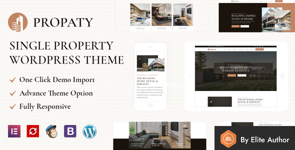 Propaty – Single Property WordPress Theme + RTL Ready