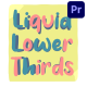 Liquid Shapes Lower Thirds for Premiere Pro - VideoHive Item for Sale