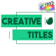 Creative Titles for FCPX