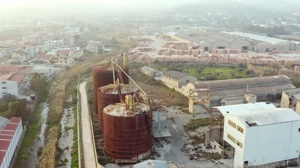 Abandoned industrial complex alt