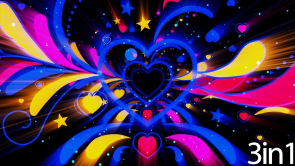 Heart Light Background