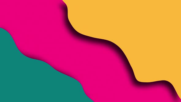 Simple Waves Colored Shapes with Layers alt