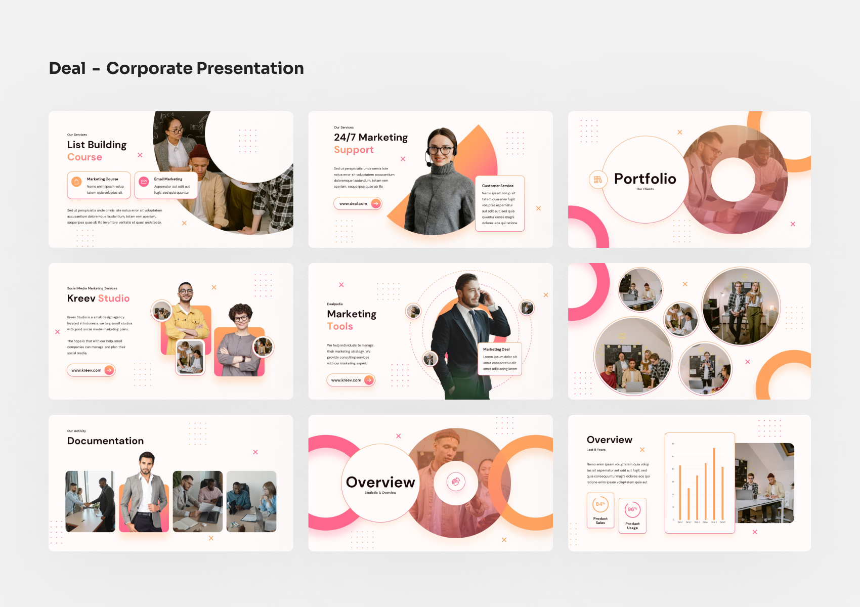 Deal Corporate Keynote Presentation, Presentation Templates