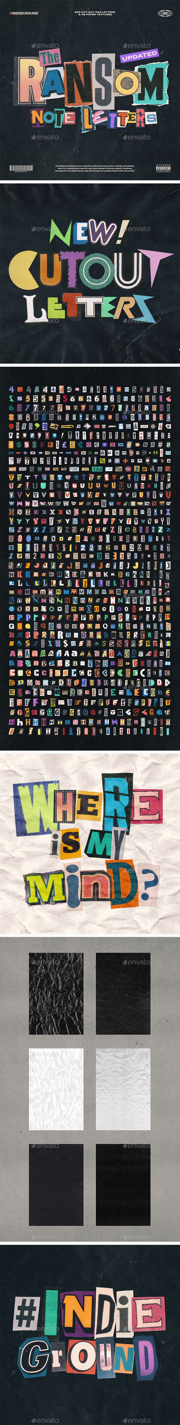 Ransom Note Letters
