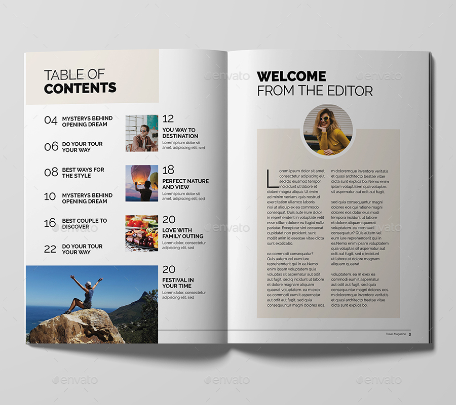 Lifestyle Magazine Template, Print Templates | GraphicRiver