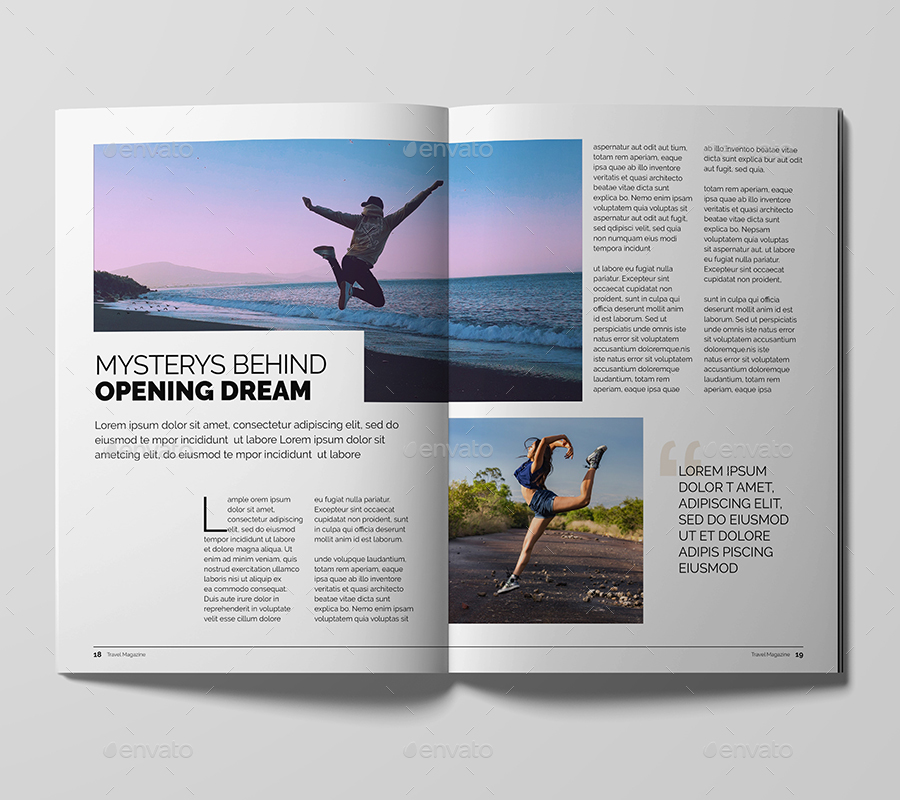 Lifestyle Magazine Template, Print Templates | GraphicRiver