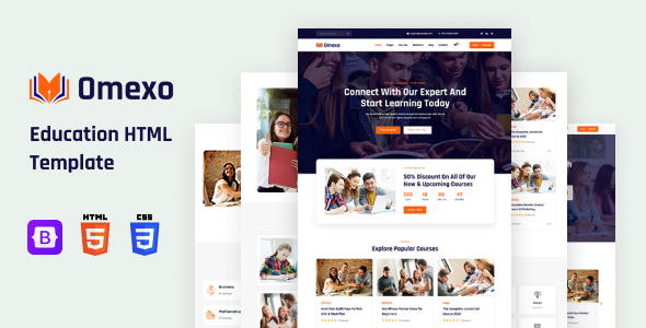 Great Omexo - Education HTML Template