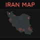 Iran Map and HUD Elements - VideoHive Item for Sale