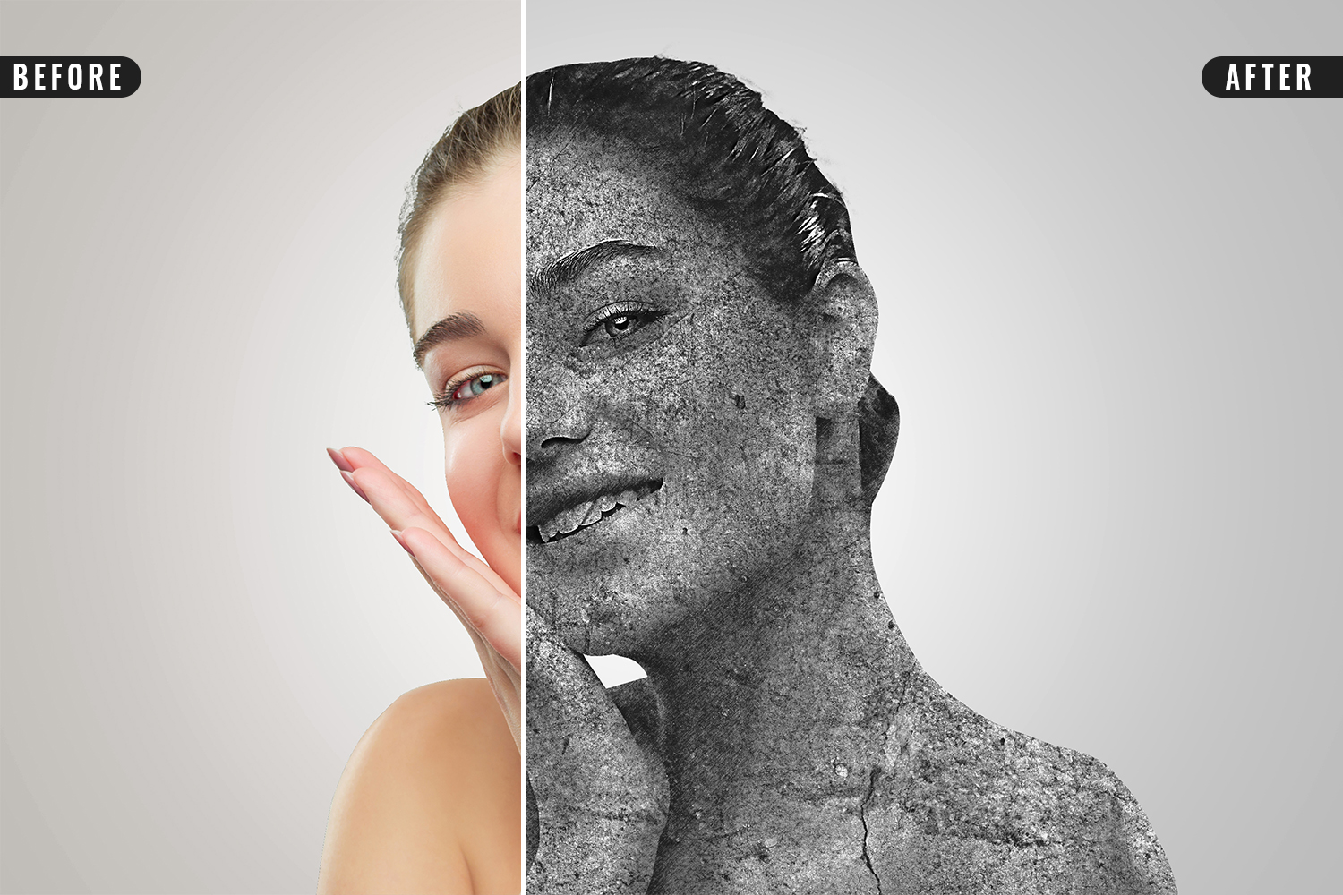 Photo To Statue Effect, Addons GraphicRiver