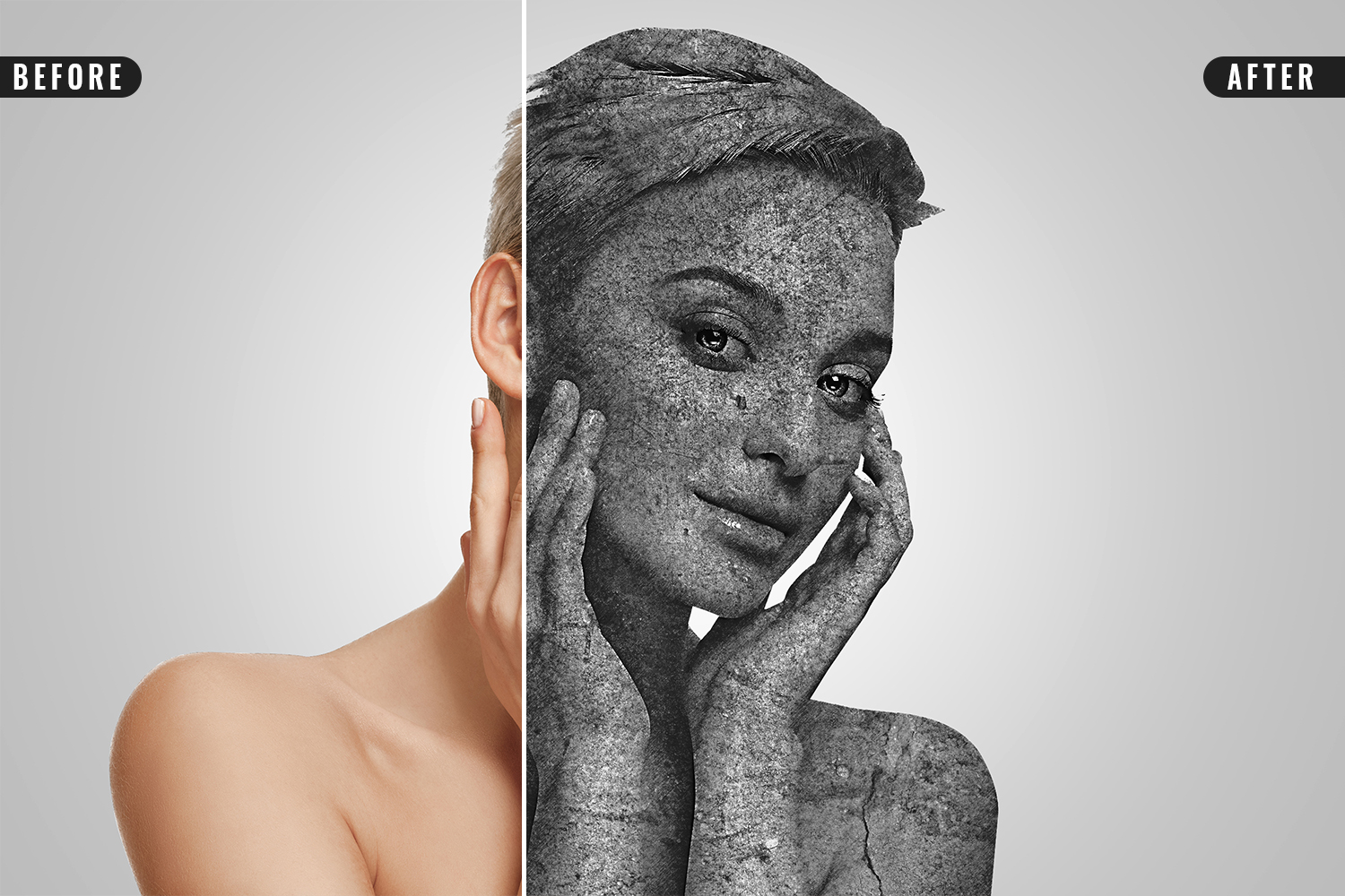 Photo To Statue Effect, Addons GraphicRiver