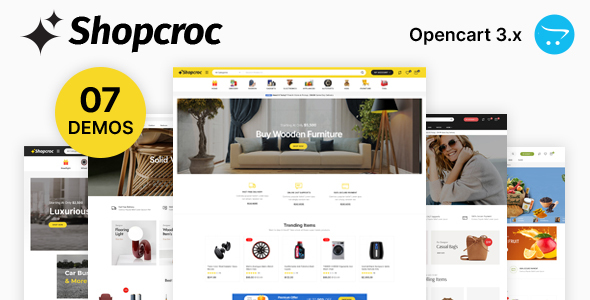 Shopcroc - Multipurpose OpenCart Theme
