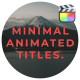 Minimal Animated Titles. - VideoHive Item for Sale