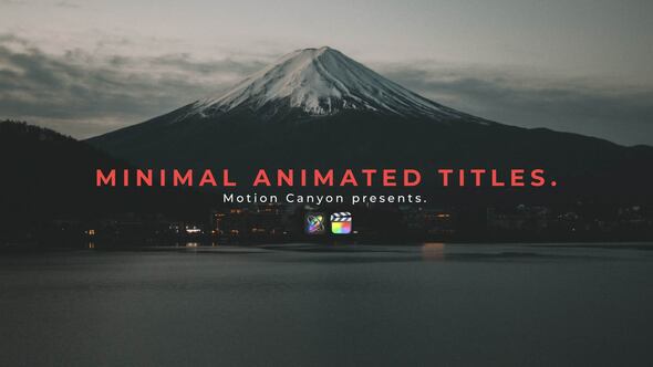 Minimal Animated Titles.