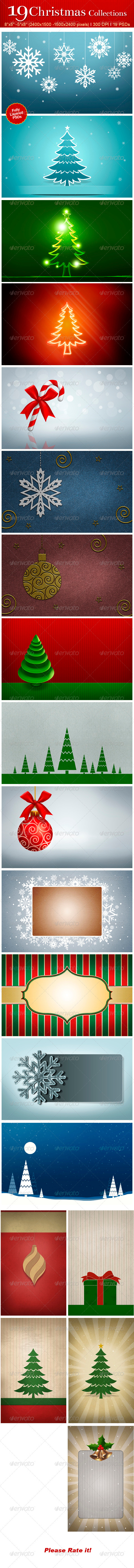 19 Christmas Collections - Miscellaneous Backgrounds