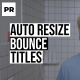 Bounce Text Titles 2.0 | Premiere Pro - VideoHive Item for Sale