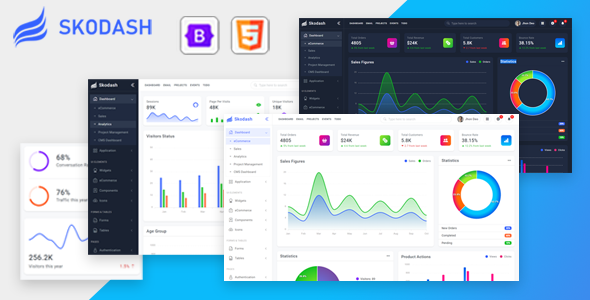 Skodash - Bootstrap 5 Admin Template by codervent | ThemeForest