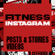 Fitness Promo | Instagram Posts and Stories - VideoHive Item for Sale