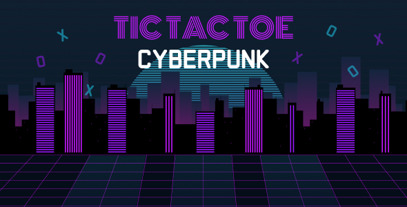 Tic Tac Toe Cyberpunk