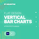 Flat Infographics Vertical Bar Charts