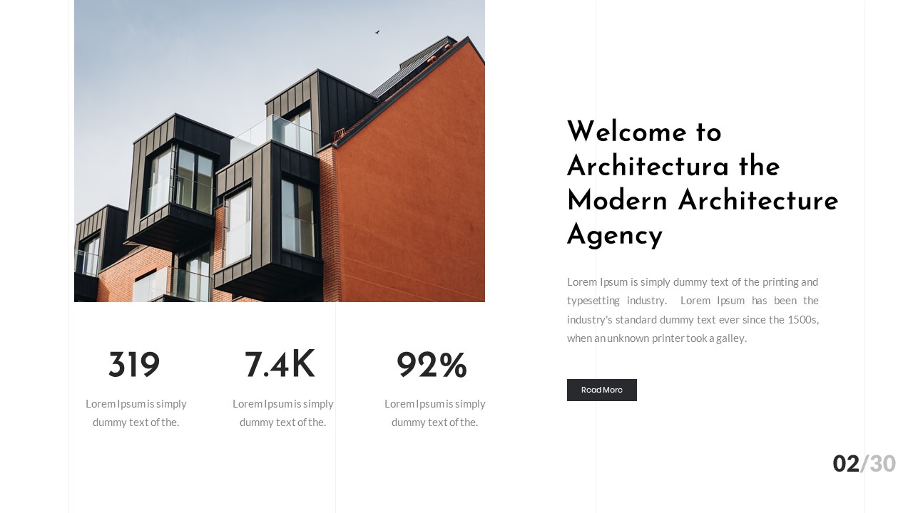 Architectura – Architecture PowerPoint Template, Presentation Templates