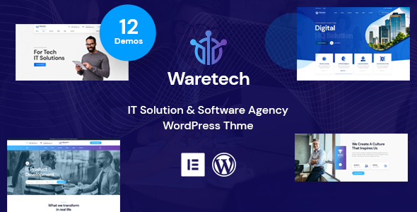 Waretech – IT Solutions & Technology WordPress Theme