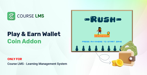 CourseLMS - Play & Earn Wallet Coin Addon