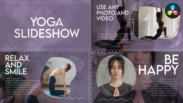 Yoga Slideshow for DaVinci Resolve