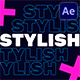 Stylish Typography Intro - VideoHive Item for Sale