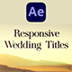Wedding Responsive Titles - VideoHive Item for Sale