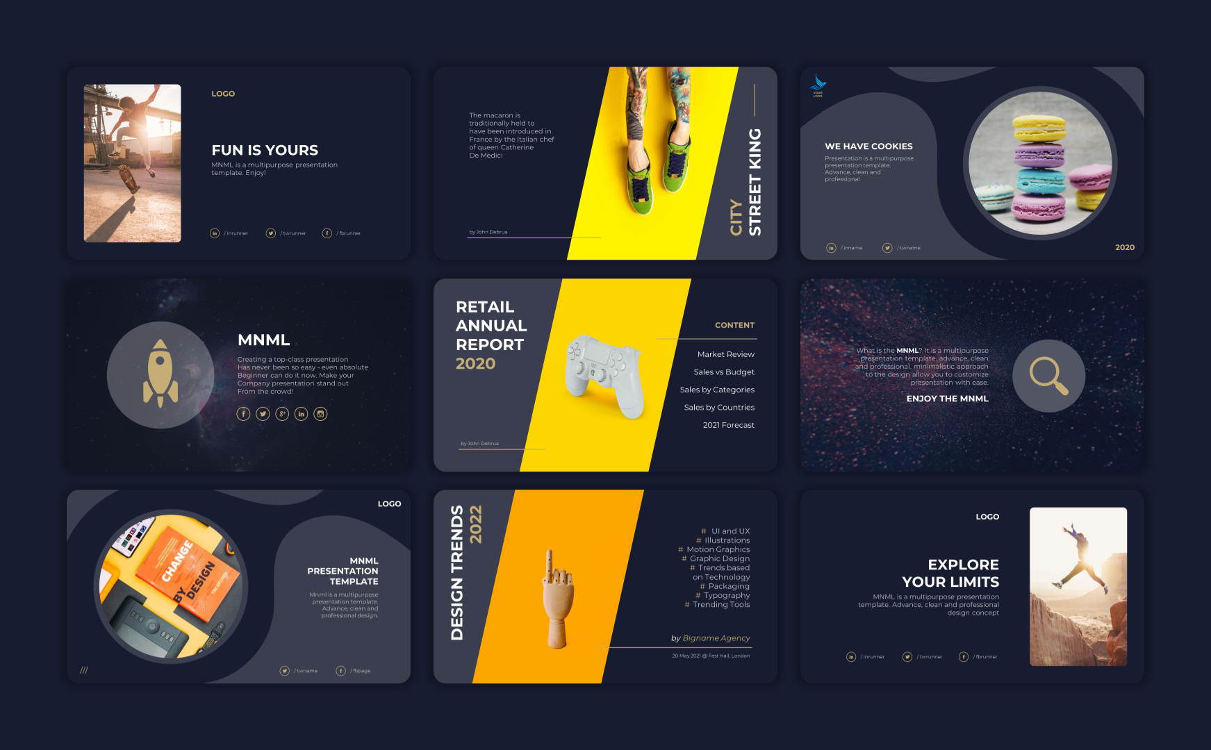 MNML 2022 - Google Slides Business Presentation Template, Presentation ...