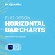 Flat Infographics Horizontal Bar Charts l MOGRT - VideoHive Item for Sale