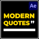 Modern Quotes - VideoHive Item for Sale