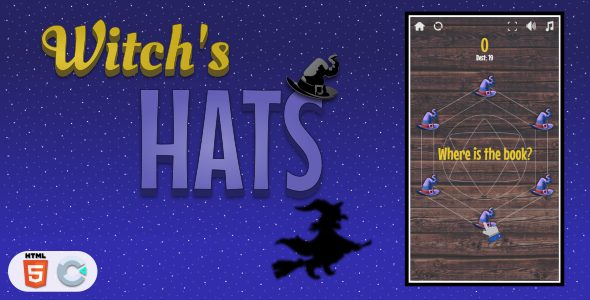 Witch's hats - HTML5 Casual game