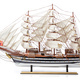 Model of wooden sailing frigate on white background - PhotoDune Item for Sale