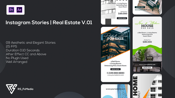 Instagram Stories | Real Estate V.01 | Suite 32 | MOGRT