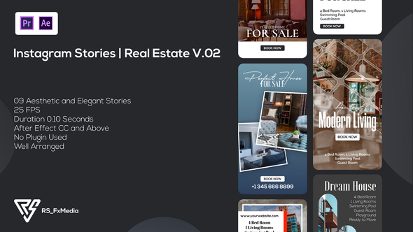 Instagram Stories | Real Estate V.02 | Suite 33 | MOGRT